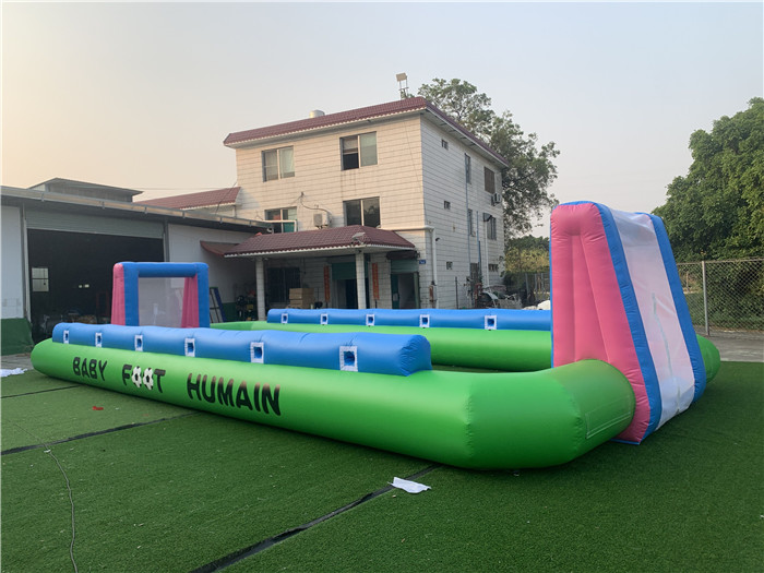 inflatable baby foot humain football field