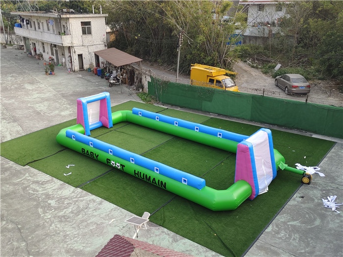 inflatable baby foot humain football field